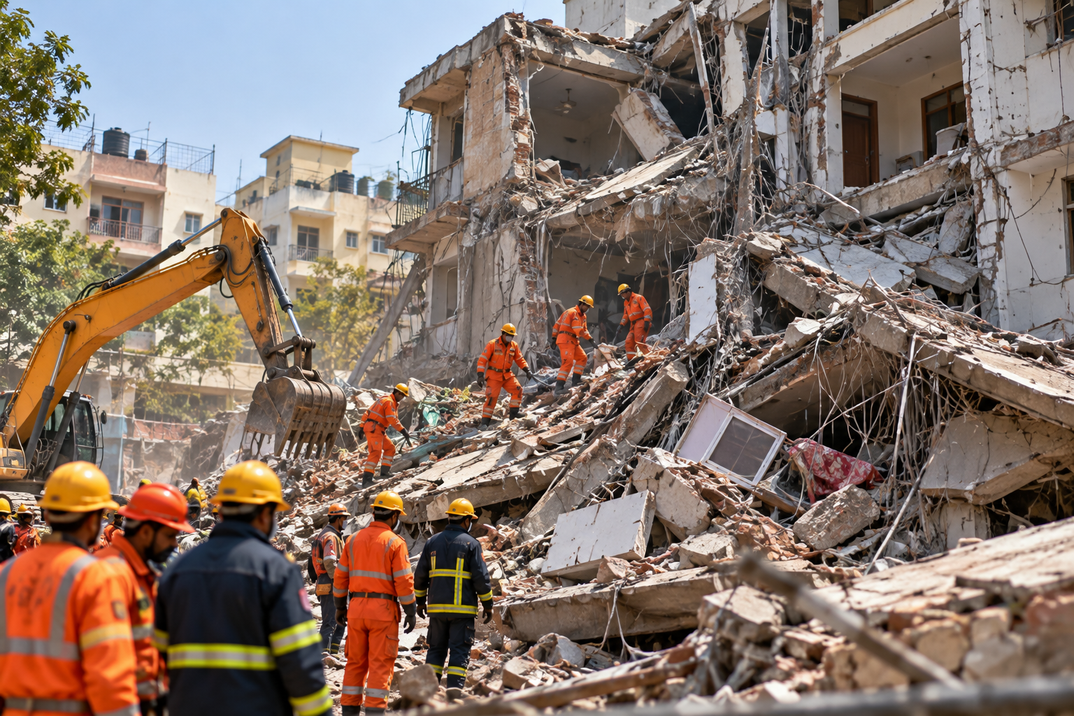 Building Collapses In South Delhi Highlighted The Concern on Infrastructure Quality